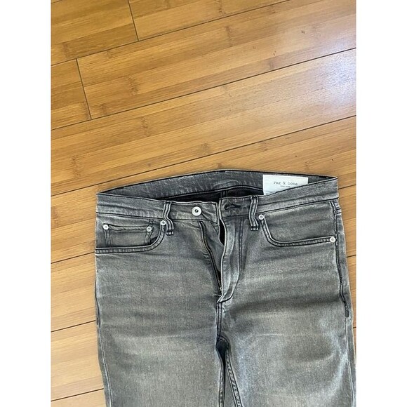 Mens Rag & Bone Fit 2 Slim Fit Jeans 30x32 - Greyson Grey - Picture 5 of 8